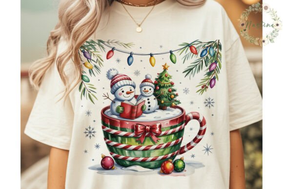 Festive Snowman Mug Christmas PNG Review