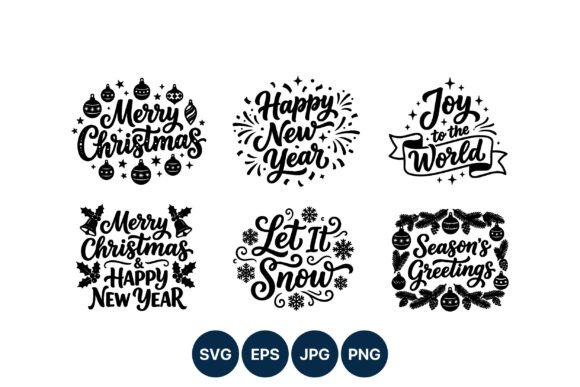 Reviewing Christmas New Year Holiday Festive Illustrations
