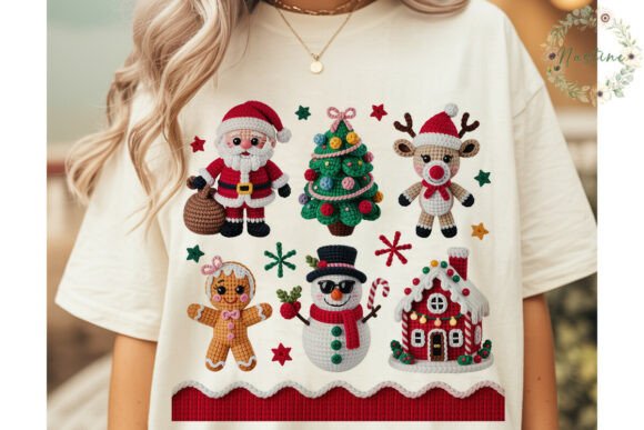 Reviewing Cute Christmas Crochet PNG Clipart for Stitching