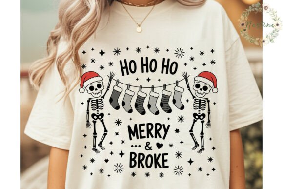Skeleton Christmas Sublimation Design & Illustrations